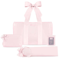 Case-Mate Mahjong Jelly Tote Set: Ballet Pink Bow