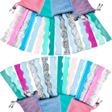 Velvet Mahjong Pusher Bag  |  Fits up to 16 Extra Pushers: Peony Pink