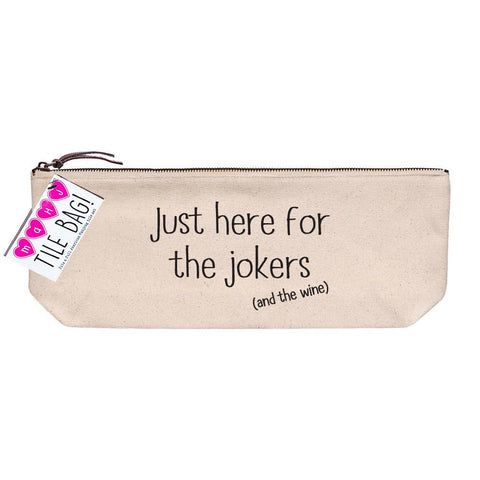 Mahjong Tile Bags | Just here for the jokers (and the wine)