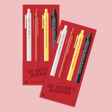 Tay Tay Jotter 4 Packs: Go T*ylor's Husband