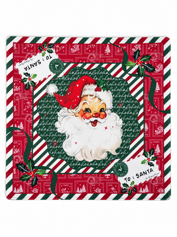 Letters to Santa 33"x33" Premium Mahjong Mat