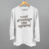 Cool Grandmas Play Mahjong: Oatmeal / S / Sweatshirt