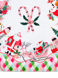 Holly Jolly Christmas 33"x33" Premium Mahjong Mat