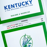 Kentucky: Novelty Mahjong Playing Card (Set of 4)