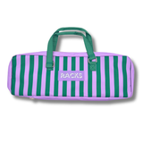Mahjong Rack Bag  |  Fits 20" Racks + Folded Mat : Geometric- Pink Rack Bag