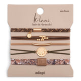 "Adapt" Camouflage with Antler Charm Hair Tie Bracelets: Small