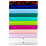 MAHJONG RACKS | Premium Acrylic | 4 Racks + 4 Pushers: Solid Magenta