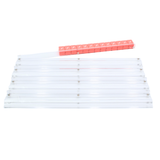 MAHJONG RACKS | Premium Acrylic | 4 Racks + 4 Pushers: Tortoiseshell