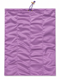 Velvet Mahjong Rack Bag with 4 Compartments: Teal