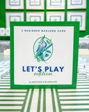 Let's Play: Novelty Mahjong Playing Card (Set of 4)