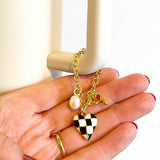 Gold or Silver Tumbler Charm Chain Accessory: Gold