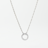 Gold or Silver Dainty Rope Catcher Necklace for Charm Bar: Gold