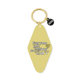 Printed Keychain Everyone Yells Mahjong