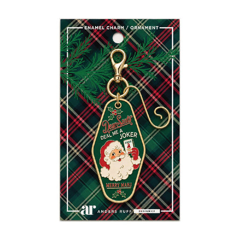 Dear Santa Keychain Charm & Ornament