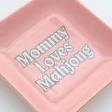 Square Trinket Tray Mommy Loves Mahjong