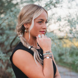 "Flourish" Natural Butterfly Hair Tie Bracelets: Small