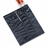 Velvet Mahjong Rack Bag with 4 Compartments: Teal