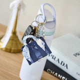 Case-Mate Jelly Tote Bag Keychain - Charm for Tote Bags: Ballet Pink Bow
