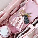 Case-Mate Jelly Tote Bag Keychain - Charm for Tote Bags: Tortoiseshell Bow
