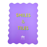 MAHJONG SHUFFLE CARD  |  Scalloped Edges & Bright Colors  |  Sized to Store with Mahjong League Cards: 02- PINK- LOVE LANGUAGE