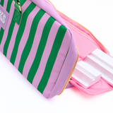 Mahjong Rack Bag  |  Fits 20" Racks + Folded Mat : Geometric- Pink Rack Bag