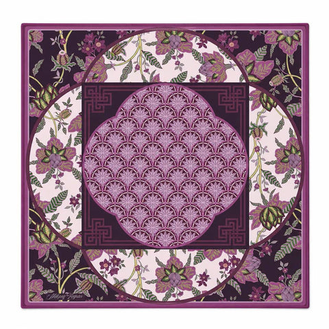 Pretty in Plum Premium 33"x33" Mahjong Mat