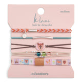 "Adventure" Animal Themed Hair Tie Bracelets: Small