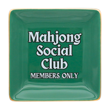 Square Trinket Tray Mahjong Social Club