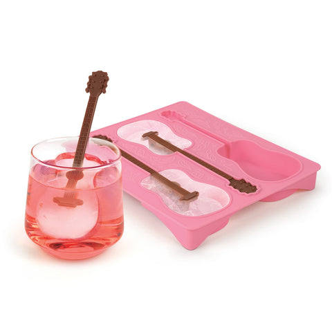 Dolly Parton Ice Mold Tray, Guitar Ice Stirrers