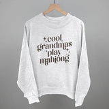 Cool Grandmas Play Mahjong: Oatmeal / S / Sweatshirt