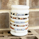 Mahjong, Bird Bam, Pause Bracelet Set: Avg Adult - 7.0 inches