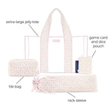 Case-Mate Mahjong Jelly Tote Set: Tortoiseshell Bow