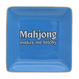 Square Trinket Tray Mahjong Makes Me Bitchy