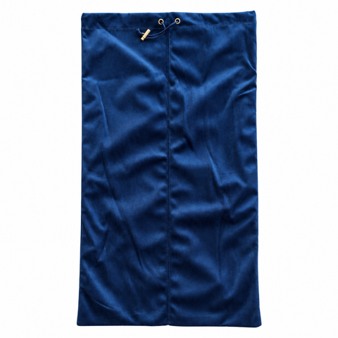 Velvet Mahjong Rack Bag with 4 Interior Compartments : Navy