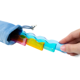 Velvet Mahjong Pusher Bag  |  Fits up to 16 Extra Pushers: Lilac Purple