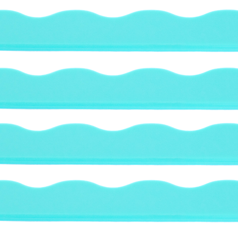 MAHJONG RACK PUSHER ADD ON-MAGNETIC | Premium Acrylic Set(4): Solid-Wavy-Macaron Green