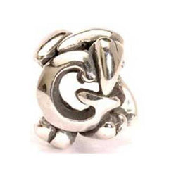 Letter Bead, G - Trollbeads Silver Bead - Centerville C&J Connection, Inc.