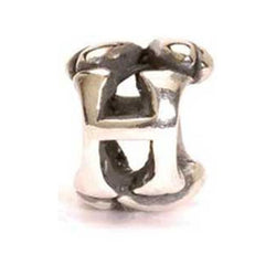 Letter Bead, H - Trollbeads Silver Bead - Centerville C&J Connection, Inc.