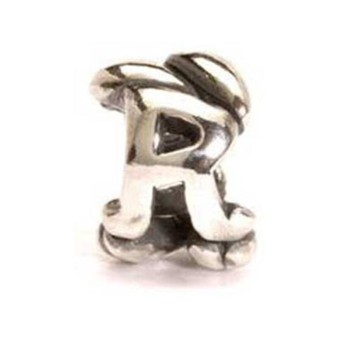 Letter Bead, R - Trollbeads Silver Bead - Centerville C&J Connection, Inc.