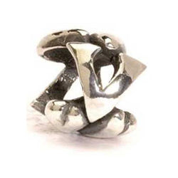 Letter Bead, V - Trollbeads Silver Bead - Centerville C&J Connection, Inc.