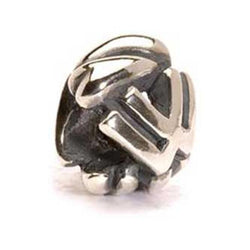 Letter Bead, W - Trollbeads Silver Bead - Centerville C&J Connection, Inc.