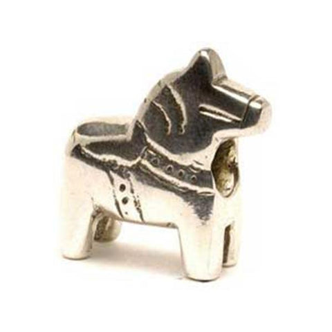 Dala Horse - Trollbeads Silver Bead - Centerville C&J Connection, Inc.