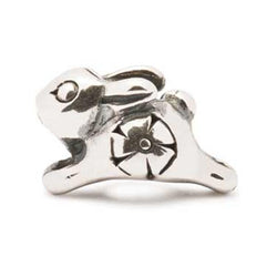 Jumping Rabbit Baby - Trollbeads Silver Bead - Centerville C&J Connection, Inc.