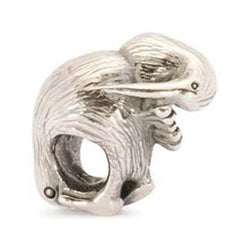 Kiwi Bird - Trollbeads Silver Bead - Centerville C&J Connection, Inc.