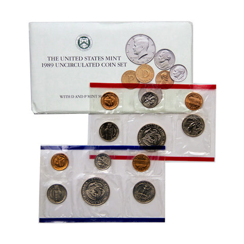 1989 Uncirculated Coin Set - Centerville C&J Connection, Inc.