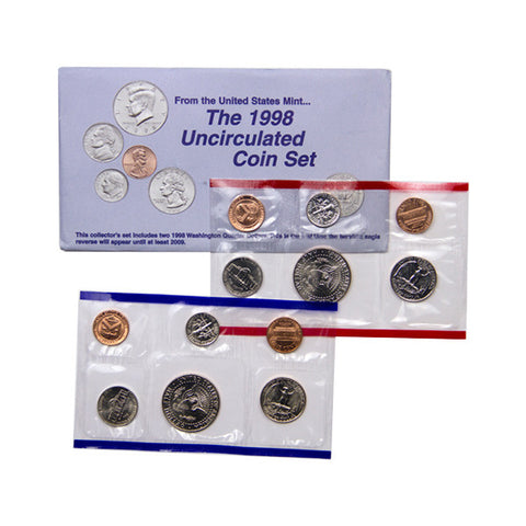 1998 Uncirculated Coin Set - Centerville C&J Connection, Inc.