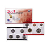 2001 Uncirculated Coin Set (20 Coins) - Centerville C&J Connection, Inc.