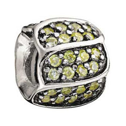 Golden CZ Petals Silver Bead - Chamilia - Centerville C&J Connection, Inc.