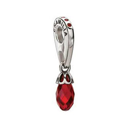 Briolette Silver Dangle Chianti Crystal Bead - Chamilia - Centerville C&J Connection, Inc.