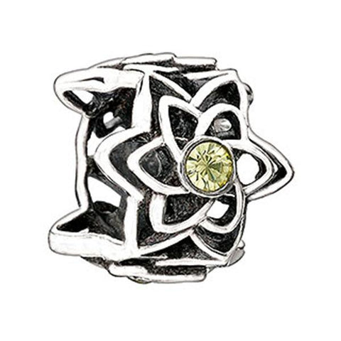 Bead Dahlia Yellow Swarovski - Centerville C&J Connection, Inc.